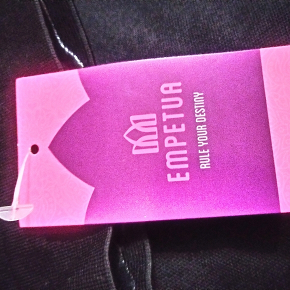 New woman's Shapermint former Empetua slimming black tights leggings sz 4x - Picture 5 of 6